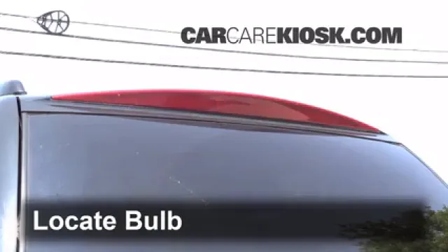 2003 Cadillac Escalade 6.0L V8 Éclairage Feu de freinage central (remplacer l'ampoule)